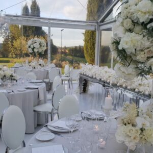 tenso cristal marquee white setup